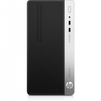 HP ProDesk 400 G6 Intel® Core™ i5 9500 8 Go DDR4-SDRAM 256 Go SSD Windows 10 Pro Micro Tower PC Noir