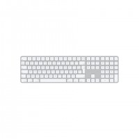 Apple Magic clavier Universel USB + Bluetooth AZERTY Français Aluminium, Blanc
