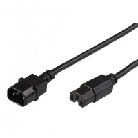 Microconnect PE011420 câble électrique Noir 2 m Coupleur C14 Coupleur C15