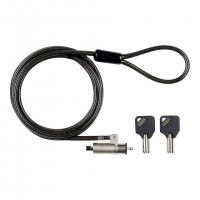 CABLE ANTIVOL NOIR 1,8M 4,5MM GEARLAB CARBON STEEL