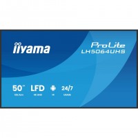 iiyama LH5564UHS-B1AG Écran d'affichage dynamique Écran plat de signalisation numérique 139,7 cm (55") Wifi 500 cd/m² 4K Ultra H