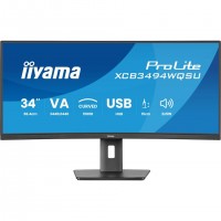 iiyama ProLite XCB3494WQSU-B1 écran plat de PC 86,4 cm (34") 3440 x 1440 pixels UltraWide Quad HD LED Noir