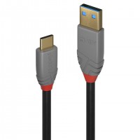 C&acirc;ble USB 3.2 type A vers C, 10Gbit/s, Anthra Line, 1.5m