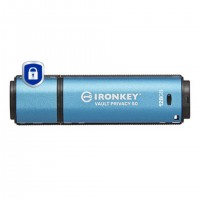 Kingston Technology IronKey Vault Privacy 50 lecteur USB flash USB Type-A 3.2 Gen 1 (3.1 Gen 1) Noir, Bleu