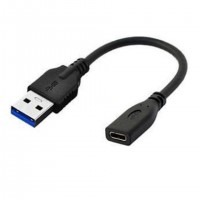 Microconnect USB3.0ACF02 câble USB USB 3.2 Gen 1 (3.1 Gen 1) 0,2 m USB A USB C Noir