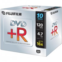 Fujifilm DVD+R 4,7Gb jewelcase 16x 4,7 Go 10 pièce(s)