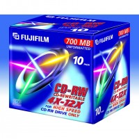 Fujifilm CD-Rewritable 700MB 4X-12X 10-pack 700 Mo 10 pièce(s)