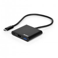 Port Designs PORT Connect 900140 station d'accueil Avec fil USB 3.2 Gen 1 (3.1 Gen 1) Type-C Noir