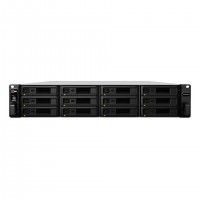 Synology RX1217RP boîtier de disques Rack (2 U) Noir, Gris