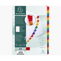 Exacompta 1131E intercalaire Carton Blanc