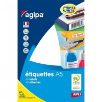 BTE 288 ETIQ 32X40 A5 BLANCHE