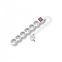 Bloc 6 prises + interrupteur VALUE