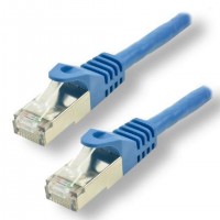 MCL FCC7BMSHF-0.5M/B câble de réseau Bleu 0,5 m Cat7 S/FTP (S-STP)