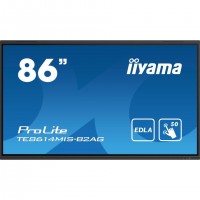 iiyama PROLITE TE8614MIS-B2AG Écran plat de signalisation numérique 2,18 m (86") LCD Wifi 435 cd/m² 4K Ultra HD Noir Écran tacti