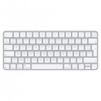 Apple Magic clavier Universel USB + Bluetooth AZERTY Argent, Blanc