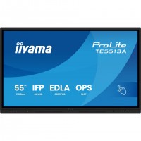 iiyama TE5513A-B1AG &Eacute;cran d'affichage dynamique &Eacute;cran plat interactif 138,7 cm (54.6") Wifi 450 cd/m&sup2; 4K Ultra HD Noir &Eacute;cran tac