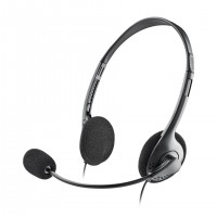 MICRO CASQUE NGS AVEC CONTROL DE VOLUME JACK 3,5MM VERS ADAPTEUR DOUBLE
