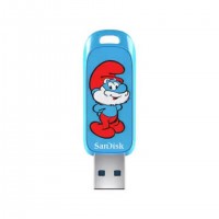 SanDisk Smurf lecteur USB flash 64 Go USB Type-A 3.2 Gen 1 (3.1 Gen 1) Bleu