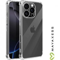 Coque Antichoc iPhone 16 Coins Renforc&eacute;s Mayaxess - Transparent