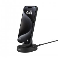 Belkin BoostCharge Pro Smartphone Noir Secteur Recharge sans fil Charge rapide Int&eacute;rieure