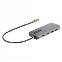 StarTech.com 127B-USBC-MULTIPORT station d'accueil Avec fil USB 3.2 Gen 1 (3.1 Gen 1) Type-C Gris