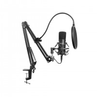 Sandberg 126-07 microphone Noir Microphone de studio