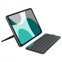 Logitech Flip Folio QWERTZ Suisse Bluetooth Graphite