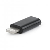Gembird A-USB-CF8PM-01 changeur de genre de c&acirc;ble USB type-C 8-pin Noir