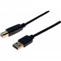 Hypertec 532431-HY c&acirc;ble USB USB 2.0 2 m USB A USB B Noir