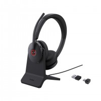 Yealink BH74 + Stand UC USB-C/A Sans fil Arceau Bureau/Centre d'appels USB Type-C / USB Type-A Bluetooth Socle de chargement Noi