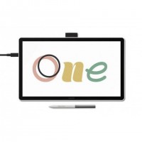 Wacom One 14 tablette graphique Noir, Blanc 2540 lpi 309 x 174 mm USB