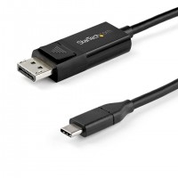 StarTech.com CDP2DP142MBD c&acirc;ble vid&eacute;o et adaptateur Noir