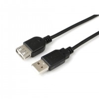 Microconnect USBAAF1B c&acirc;ble USB USB 2.0 1 m USB A Noir
