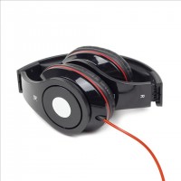 CASQU "DETROIT" STEREO PLIABLE AVEC MICRO - JACK 3.5MM NOIR