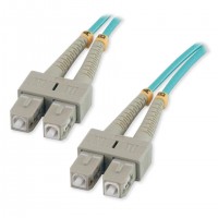 MCL 5m SC/SC c&acirc;ble InfiniBand et &agrave; fibres optiques SC/SC Couleur aqua