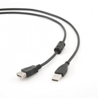 Gembird 15ft, USB 2.0-A - USB 2.0-A c&acirc;ble USB 4,5 m USB A Noir