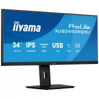 iiyama ProLite XUB3493WQSU-B6 &eacute;cran plat de PC 86,4 cm (34") 3440 x 1440 pixels UltraWide Quad HD LED Noir