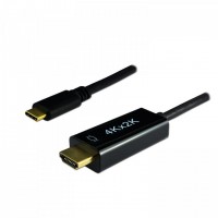 MCL MB1B99ZAUSB3CHD14 c&acirc;ble vid&eacute;o et adaptateur 1,8 m USB Type-C HDMI Noir