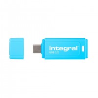 Integral Neon-C INFD128GBNEONCB3.2 lecteur USB flash 128 Go USB Type-C 3.2 Gen 1 (3.1 Gen 1) Noir