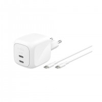 Belkin WCH020KQ2MWH-B6 chargeur d'appareils mobiles Universel Blanc Secteur Charge rapide Int&eacute;rieure