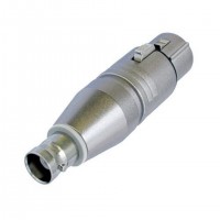 Neutrik XLR / BNC Argent