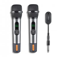 LOT DE 2 MICROPHONES VOCAUX SANS FIL DE TYPE DYNAMIQUE NGS