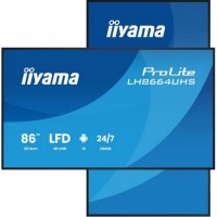 iiyama LH8664UHS-B3AG &Eacute;cran d'affichage dynamique &Eacute;cran plat de signalisation num&eacute;rique 2,17 m (85.6") Wifi 500 cd/m&sup2; 4K Ultra H