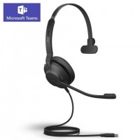 Jabra Evolve2 30 SE USB C/A MS Mono Casque Avec fil &Agrave; la main Bureau/Centre d'appels USB Type-C / USB Type-A Noir