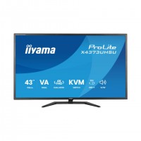 iiyama ProLite X4373UHSU-B2 &eacute;cran plat de PC 108 cm (42.5") 3840 x 2160 pixels 4K Ultra HD LED Noir