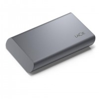 LaCie Mobile SSD Secure Technologie Thunderbolt 500 Go USB Type-C 3.2 Gen 2 (3.1 Gen 2) Gris