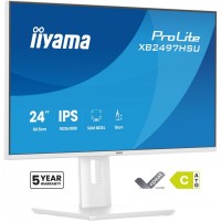 iiyama ProLite XB2497HSU-W1 &eacute;cran plat de PC 60,5 cm (23.8") 1920 x 1080 pixels Full HD LED Blanc
