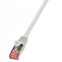 LogiLink 10m Cat.6 S/FTP c&acirc;ble de r&eacute;seau Gris Cat6 S/FTP (S-STP)