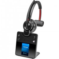 HP Poly Savi 8410 Office Monaural Microsoft Teams Certified DECT 1880-1900 MHz Headset Sans fil Arceau Bureau/Centre d'appels Bl