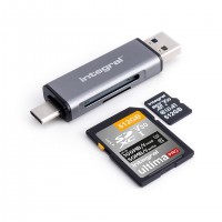 Integral INCRUSB3.2ACSDMSDR lecteur de carte m&eacute;moire